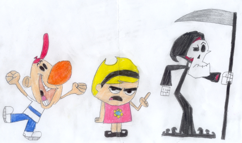 Billy, Mandy, and Grim by Naomisami_Cheese