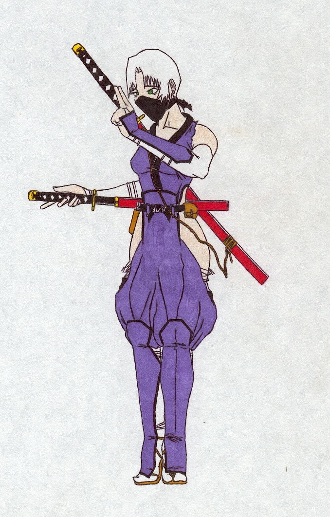 Konoichi female ninja (updated version) by NaotaNoir