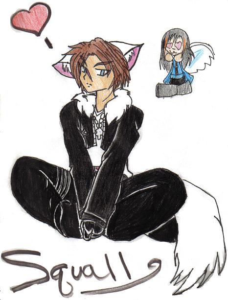 Squall Wolf by NarakusSlaveandLover