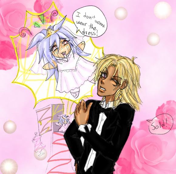 Malik + Bakura = Wedding attire?!? by Narcissus