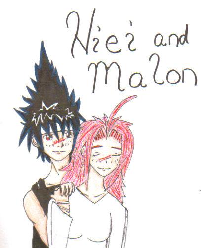 hiei and malon by Narorater
