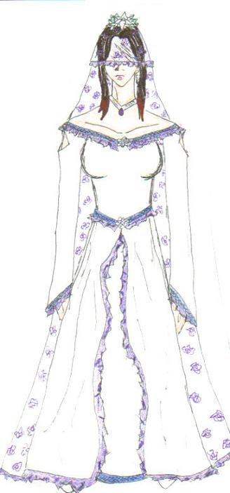 wedding dress by Narorater
