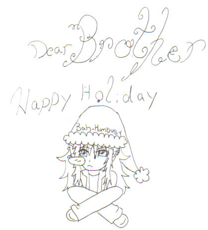 Holiday card for brother by Narorater