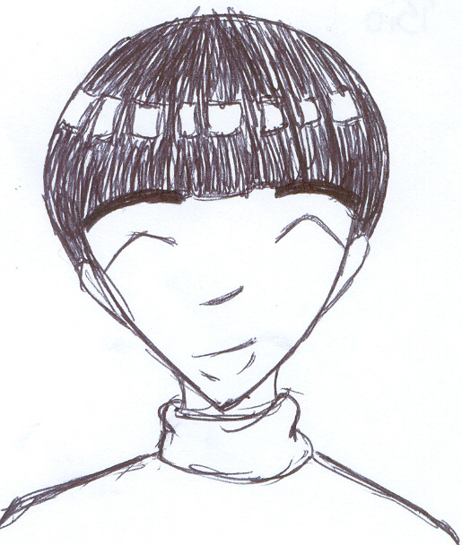 Rock Lee smiling by Naruto_crazed