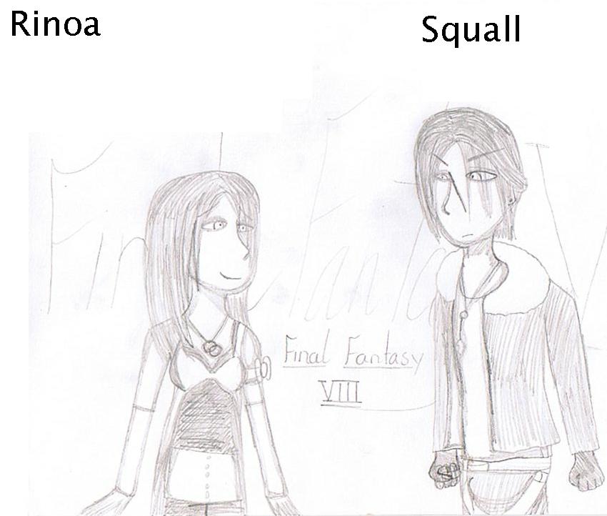 Rinoa and Squall by Nat-da-cat