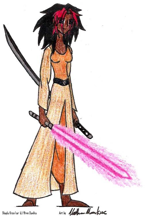 Jedi Series: Shayla Krux'var (for Wrenna) by Nate_Sindel