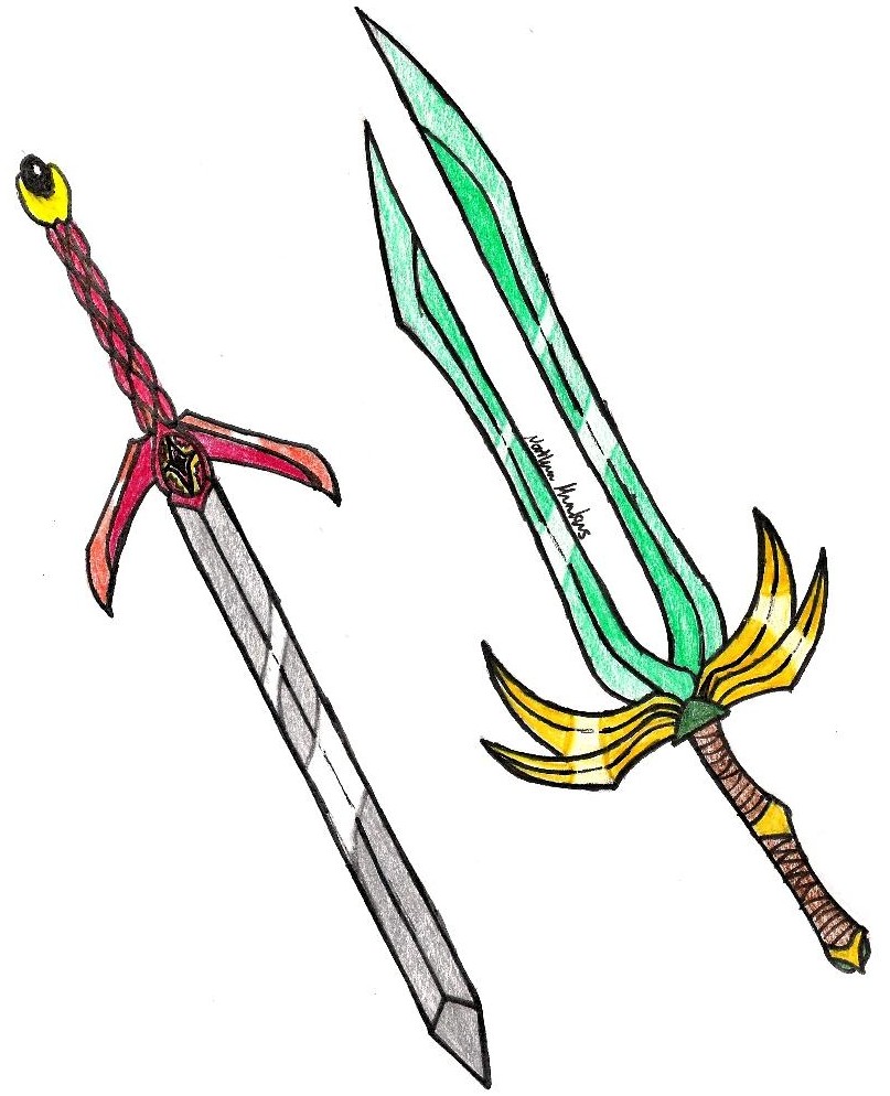 Swords of Balance (for Shadow-wolf) by Nate_Sindel