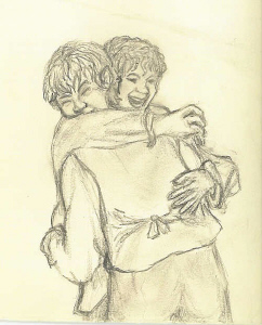 Sam and Frodo sketch by NauticalNymph