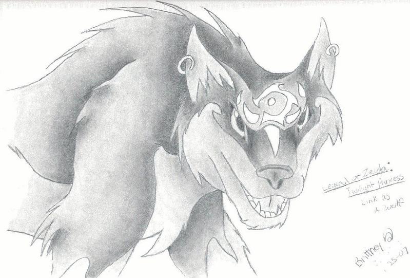 Link as a wolf by Nazo