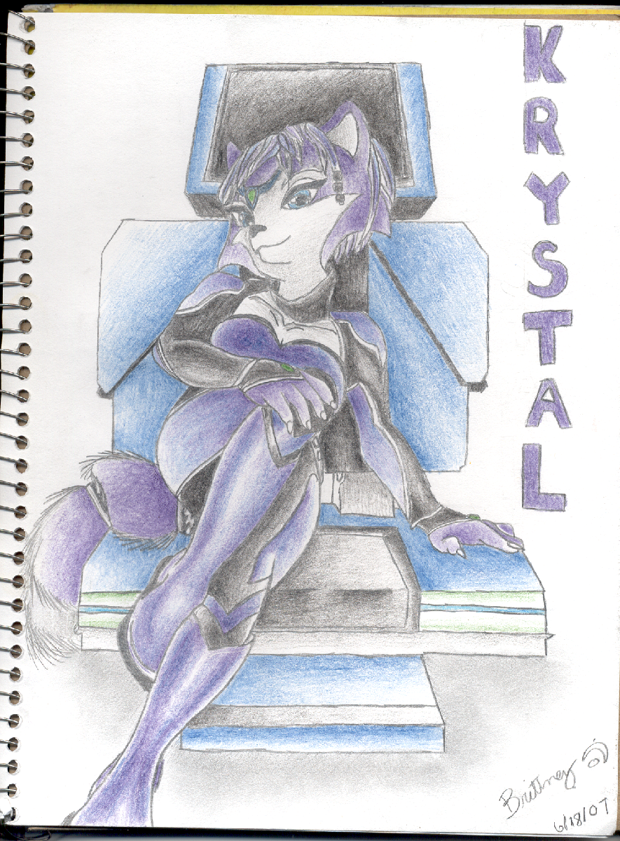 Krystal from Starfox by Nazo