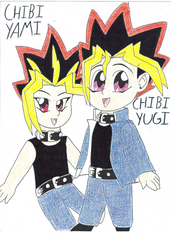 Chibi Yugi and Yami by Neema