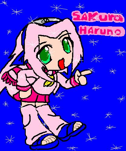 Contest Entry for Starofwonder123| Sakura Haruno chibi in school clothing. by NekoAssassinGirlSaint