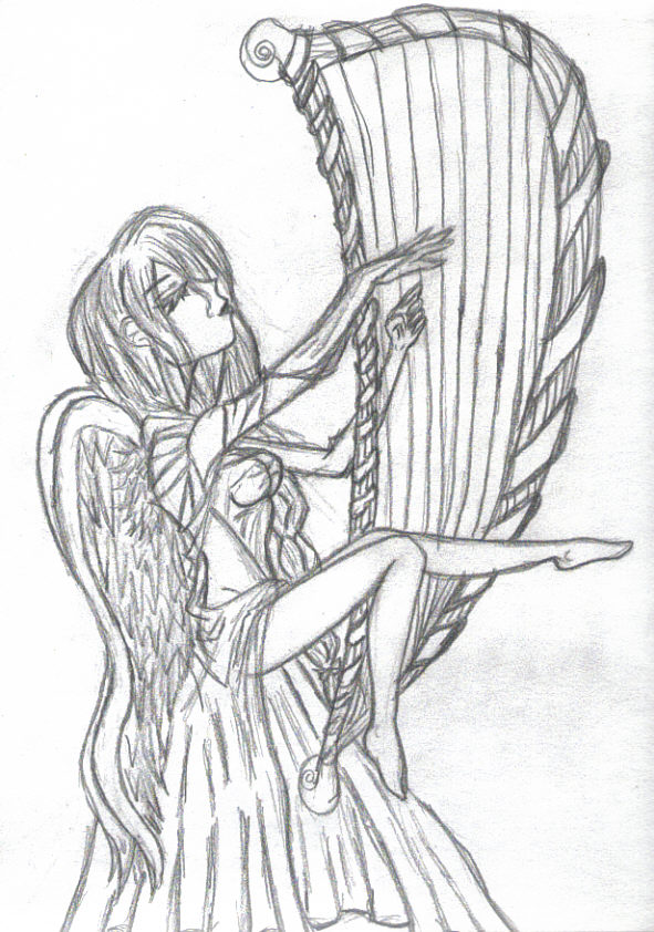Angelic Harp by NekoBaby