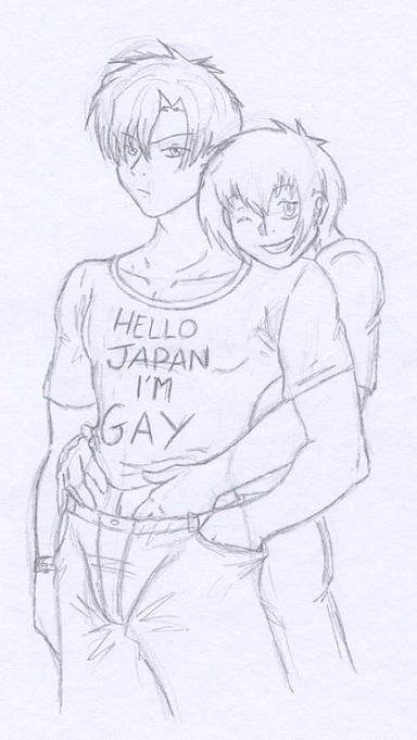 "Hello Japan, I'm Gay" by NekoHellAngel