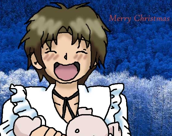 Ryuichi says: Merry Christmas! by NekoHellAngel