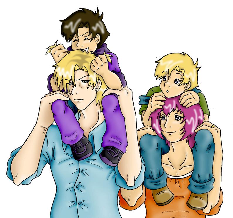 The Happy Family (Yuki,Shu, Shin, Yukio) by NekoHellAngel