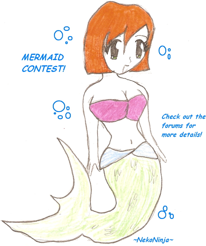 Mermaid contest poster thing by NekoNinja