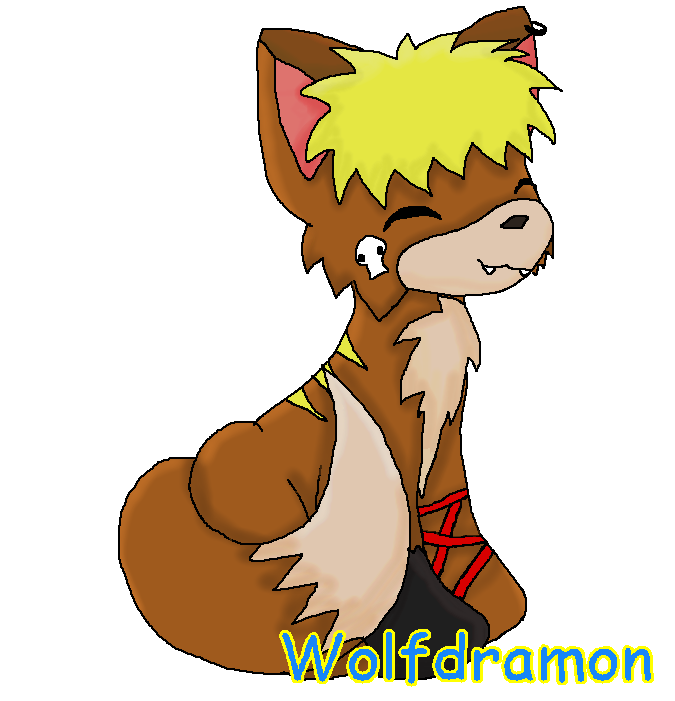 Wolfdramon for PunkWolfGirl by NekoNinja