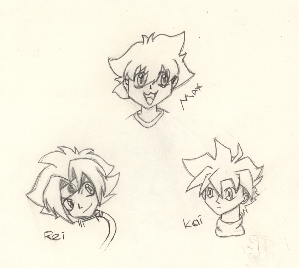 Rei, Kai and Max by Nekochi_JaViN