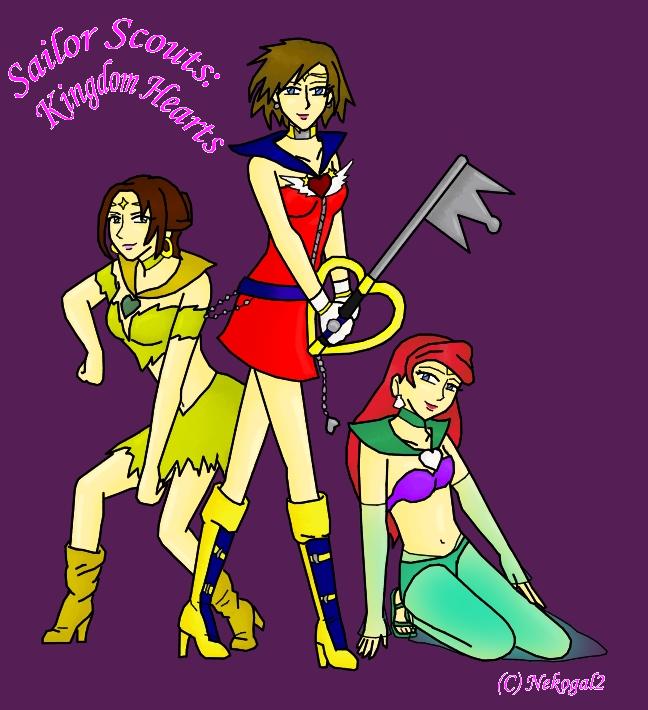 Sailor Scouts: Kingdom Hearts1 by Nekogal2