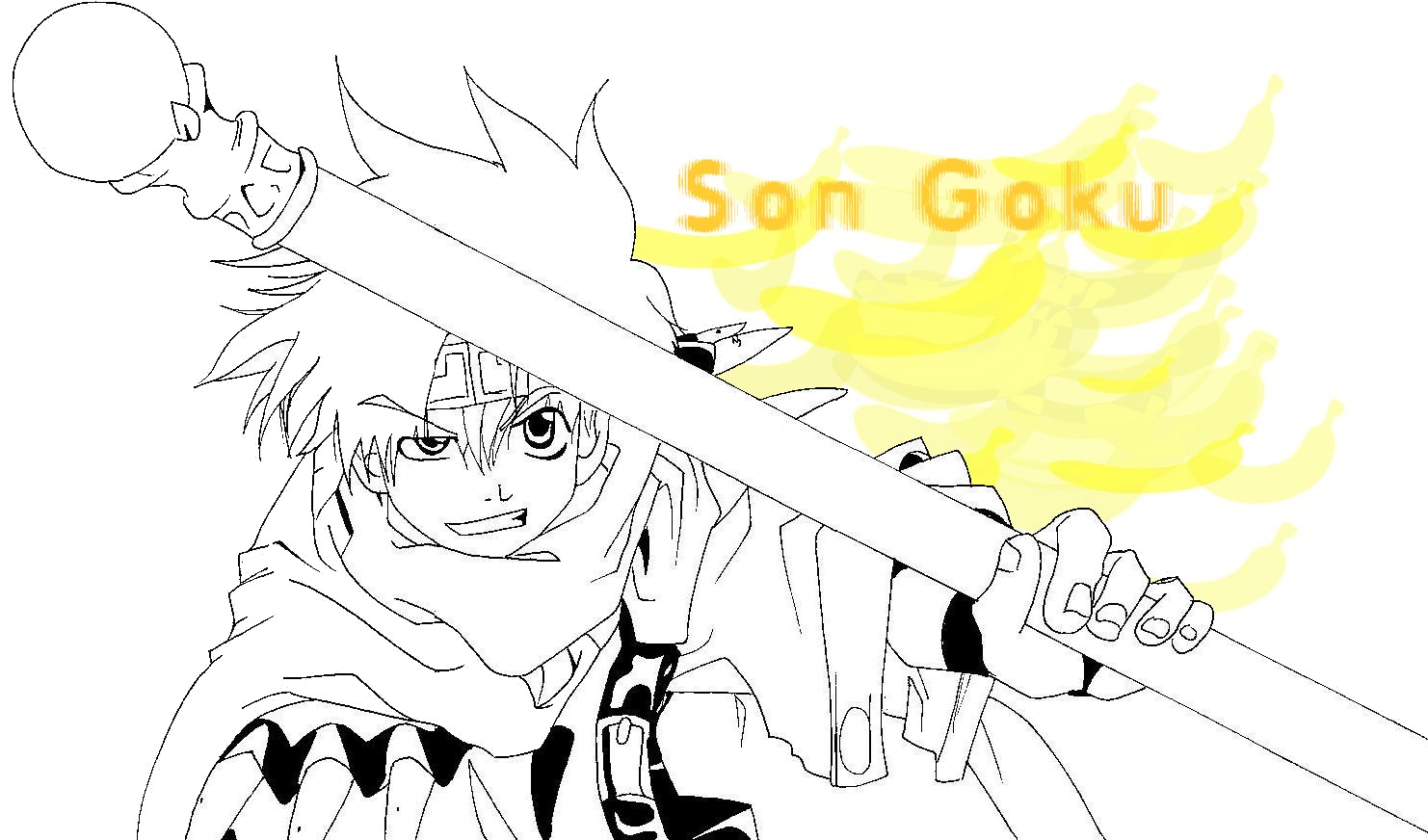 Son Goku Saiyuki by Nekoian