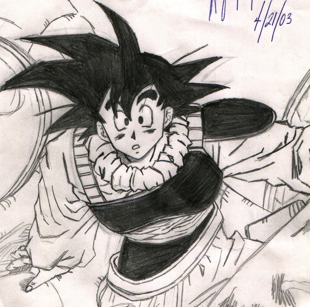 Goku by Nekokenten