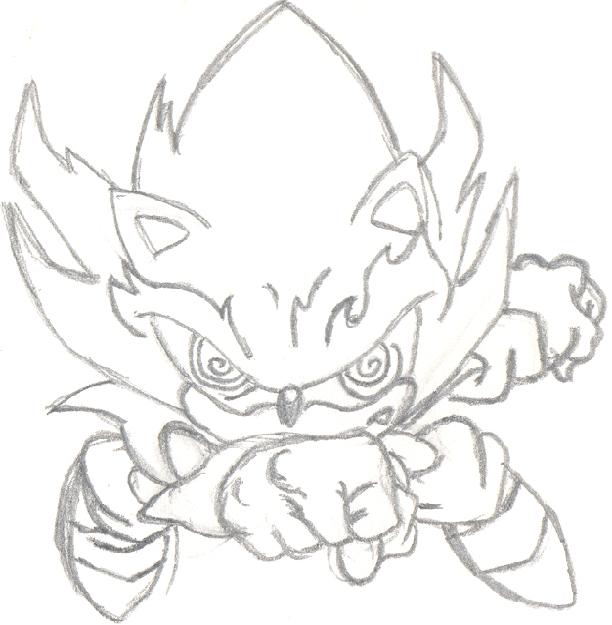 Evil Super Sonic by Nekosas