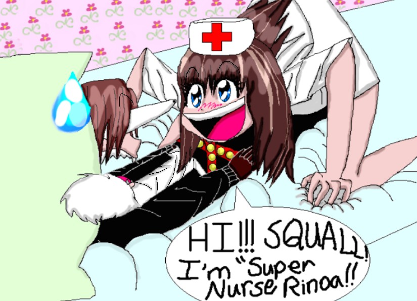 Super Nurse Rinoa and Squall! by Nekoyosounis_boyfriend