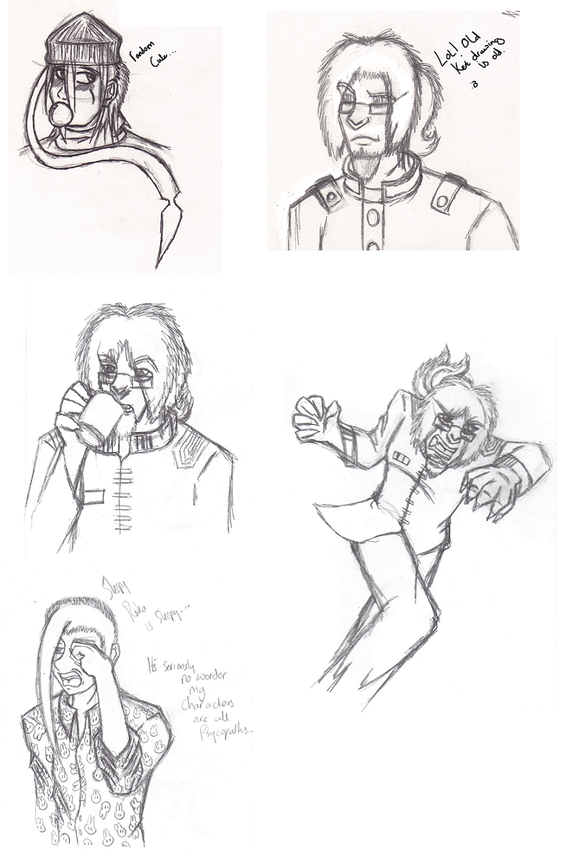 Roka and Kert doodles by NemesisOblivion