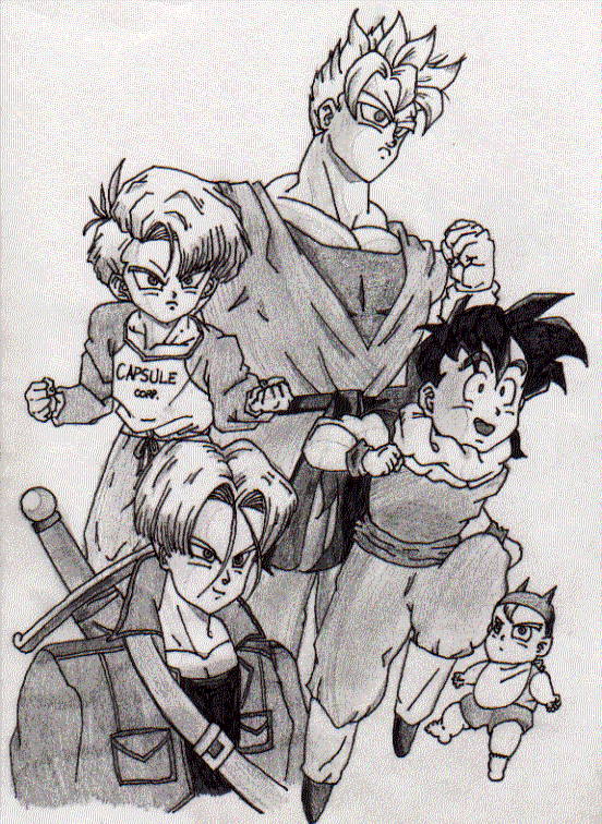 Gohan and Trunks Collage by NeoCelestialStar