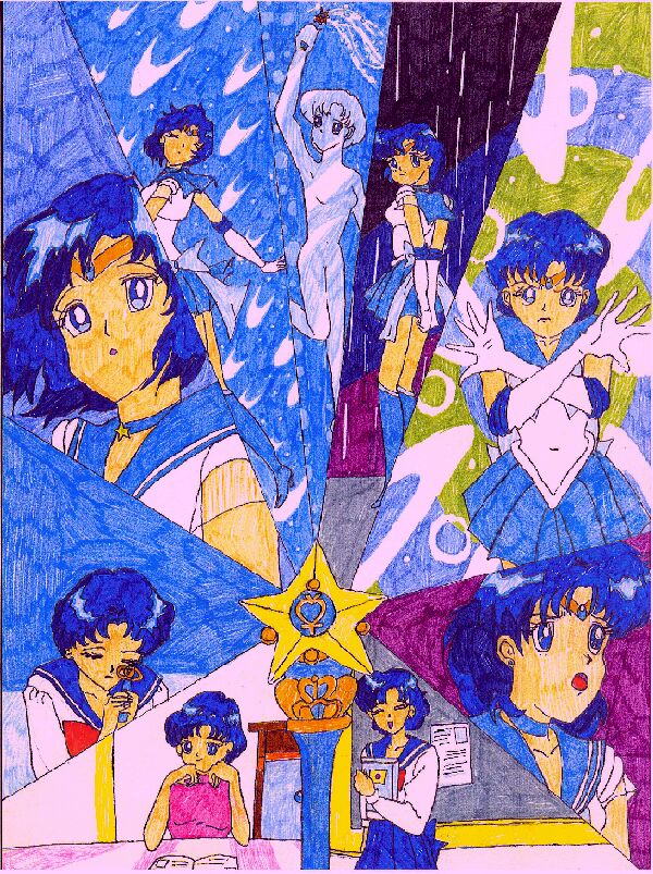 Sailor senshi Collage Series (part 1) by NeoCelestialStar