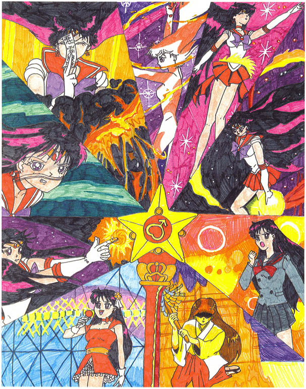 Sailor senshi Collage Series (part 3) by NeoCelestialStar