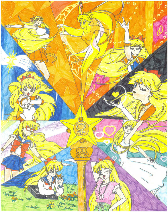 Sailor senshi Collage Series (part 4) by NeoCelestialStar