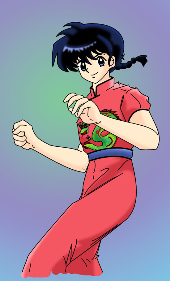 Ranma Manga pic (colored) by NeoCelestialStar
