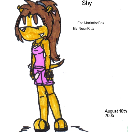 Shy for MariatheFox by NeonKitty