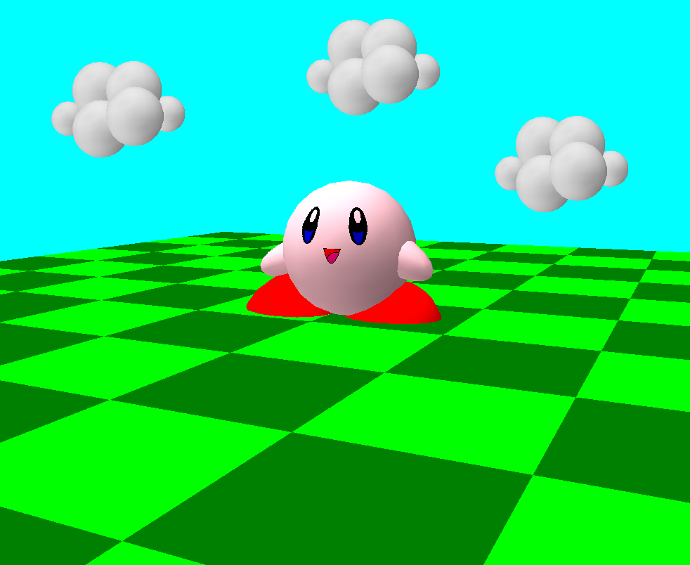 A 3D Kirby by Neon_Lemmy_Koopa