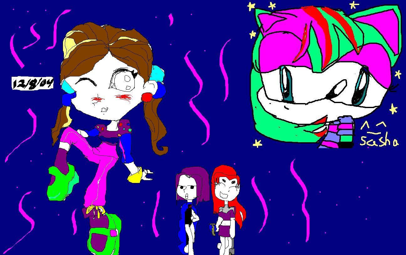 Girl,rav,star,and  Sasha by Neopetgirl