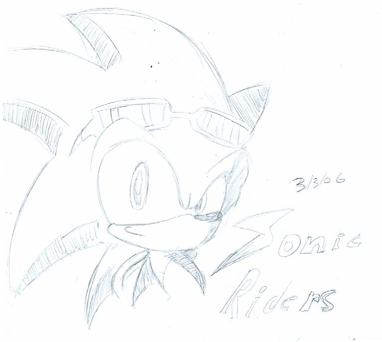 Sonic (sonic riders)(not finished) by Neopetgirl