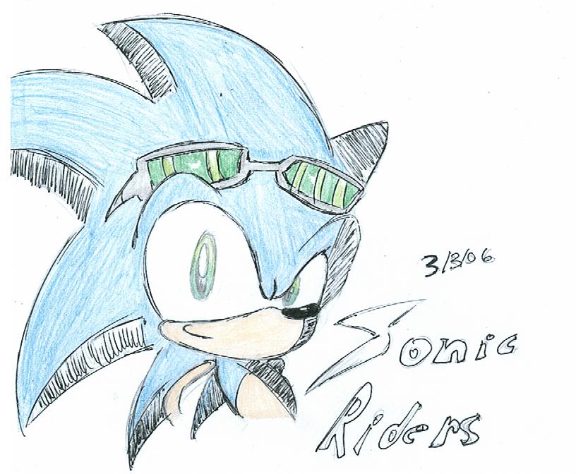 Sonic (sonic riders)(finshed) by Neopetgirl
