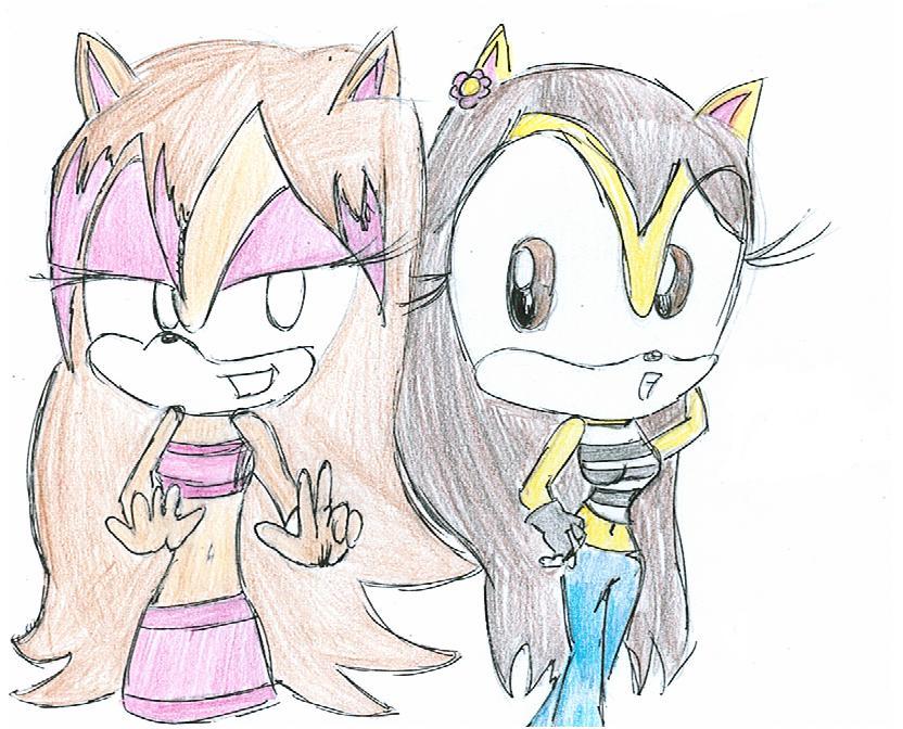 Crystal and Me(request from CrystaltheHedgehog) by Neopetgirl