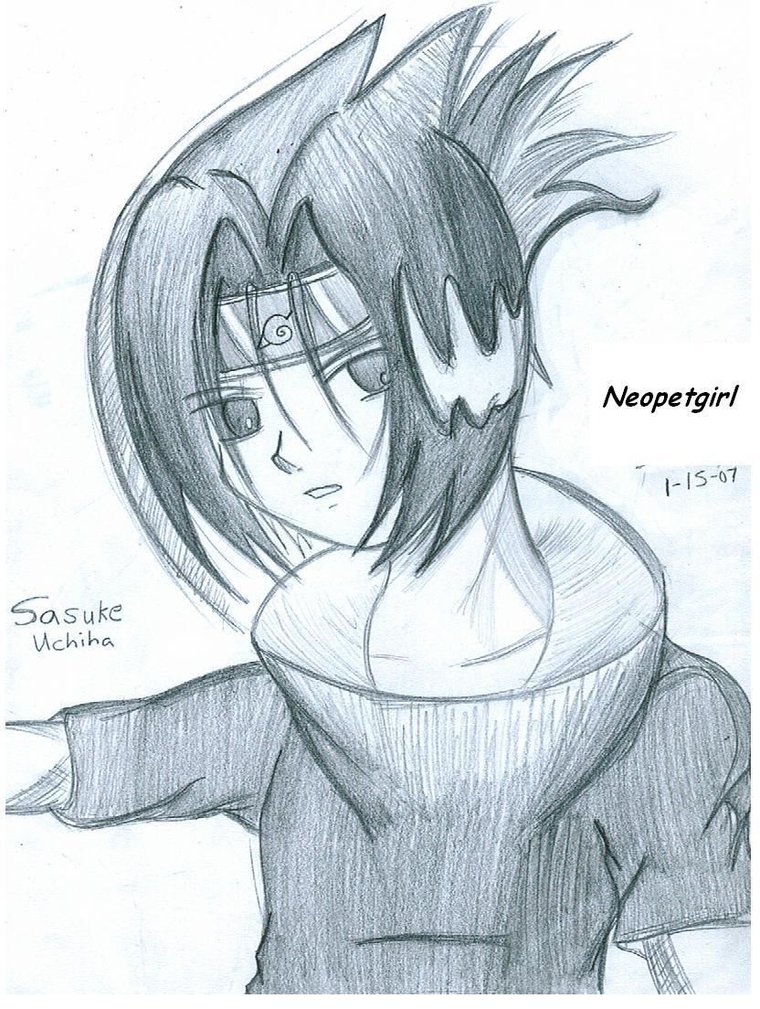 Sasuke Uchiha &gt;_&gt; by Neopetgirl