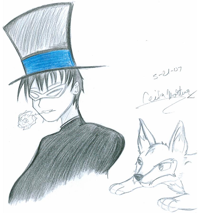 Tuxedo Mask and his Lupe-RQ for Animeiac by Neopetgirl