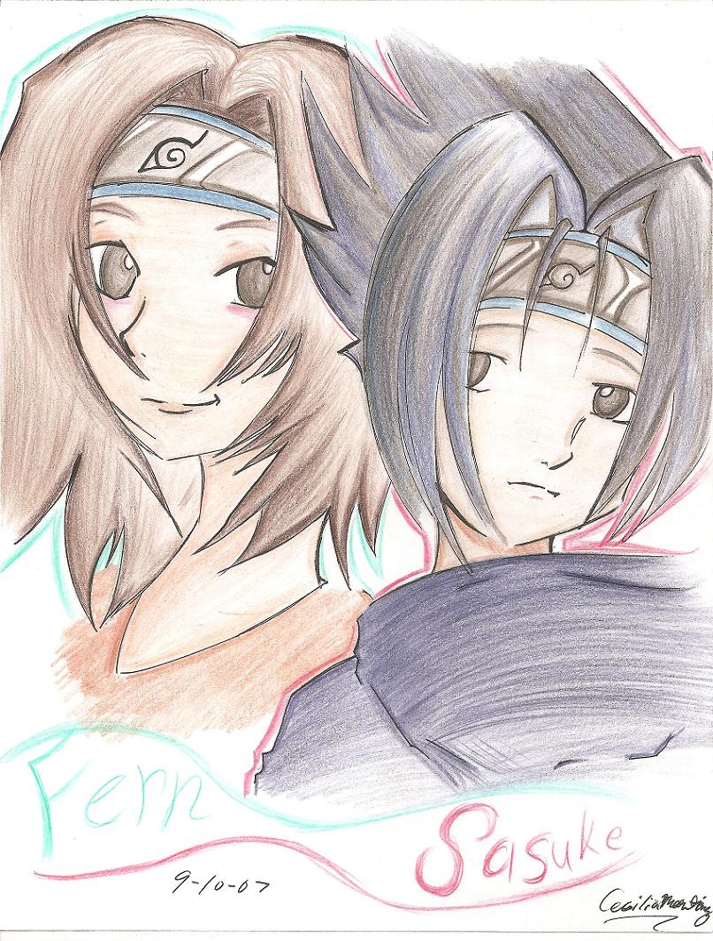 Sasuke and Fern-Request from FTCSS by Neopetgirl
