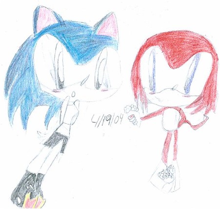 Kerri and knux for Goka (request) by Neopetgirl
