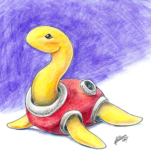 A try at a realistic Shuckle by Nepryne