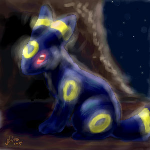 Glowing Umbreon by Nepryne