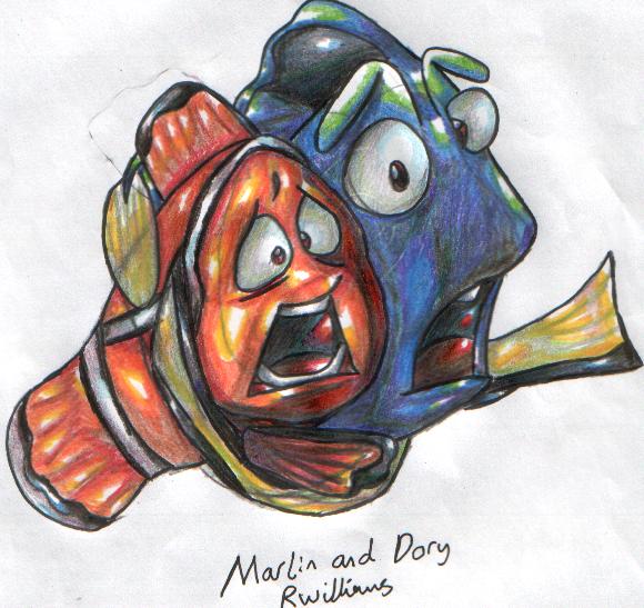 Marlin and Dory by Nerd