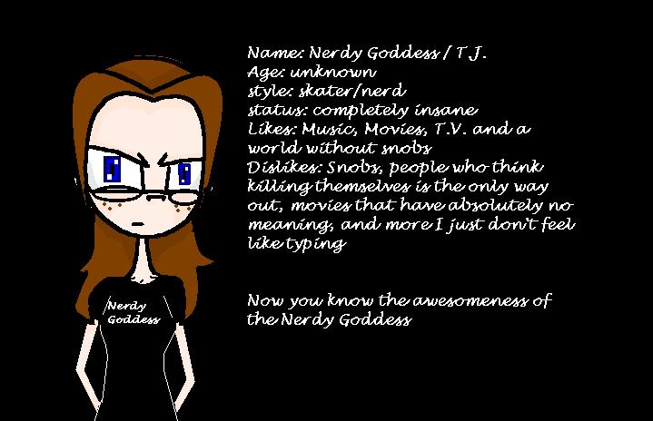 The profile of Nerdy Goddess by NerdyGoddess