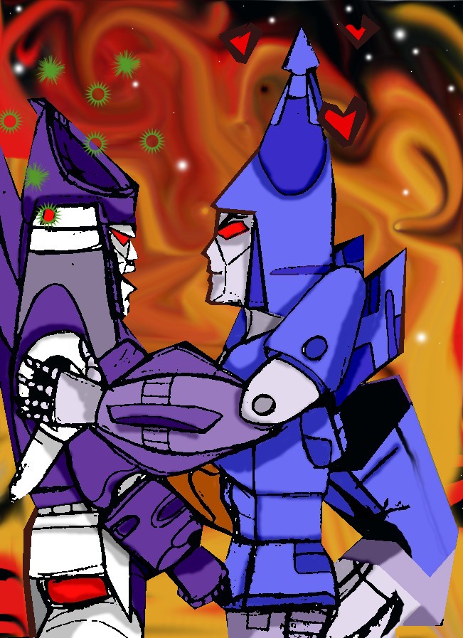 Cyclonus and Galvatron by Neuro_Chip_Angel