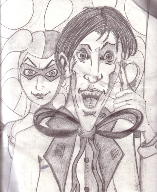 The Joker and Ms Quinn by Neuro_Chip_Angel